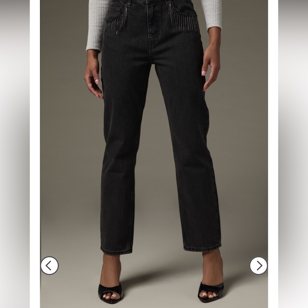 RFM NWT (Royalty for Me) Beaded Flare Jeans size 6. - Picture 5 of 16
